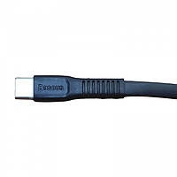 Тор! Кабель зарядный Baseus Flat Type-C Cable Fast Data Sync Charging 0.25м (CATZY-A01) Чёрный Оригинал