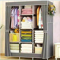 Тканевый складной шкаф для одежды и обуви HCX Storage Wardrobe CL-128, SL, Хорошее качество, Детские