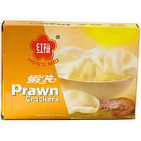 Рисовые креветочные чипсы Hong Mei белые 227г
