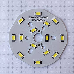 Світлодіодний модуль для світильників 65мм; 7Вт; 23,3-23,8В Холодний білий (6500К)