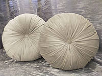 Декоративная подушка круглой формы