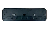 Розетка чотиримісна накладна, зовнішня із заземленням серія MAGLEV BLACK ''MARSHEL'' чорна, фото 3