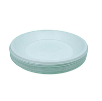 Тарелка одноразовая пластиковая Ø172мм(50 шт)(дисертная ,глубокая)Пластиковая тарелка одноразовая