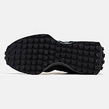 Чоловічі / жіночі кросівки New Balance 327 Black Grey, чорні замшеві кросівки нью беленс 327 NB 327 ню беланс нб, фото 7