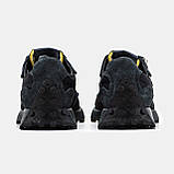 Чоловічі / жіночі кросівки New Balance 327 Black Grey, чорні замшеві кросівки нью беленс 327 NB 327 ню беланс нб, фото 6