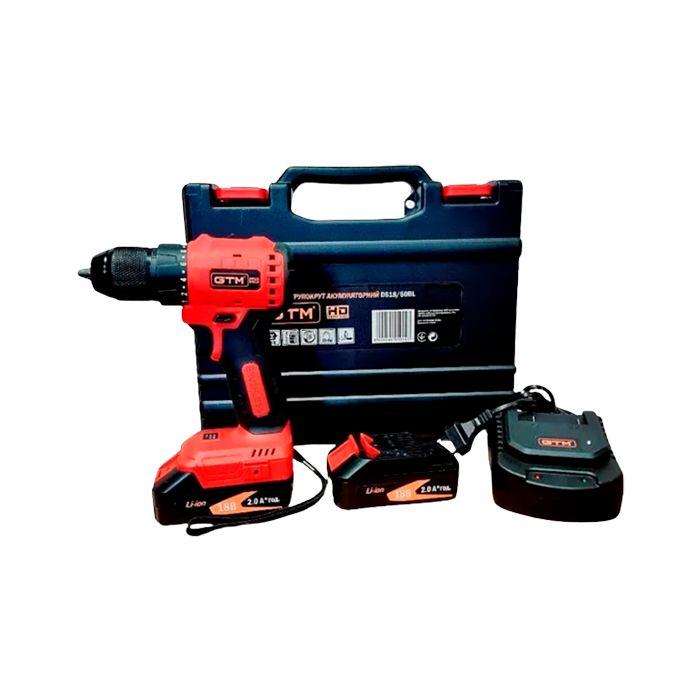Акумуляторний дриль-шурупокрут GTM DS18/50BL (2897)