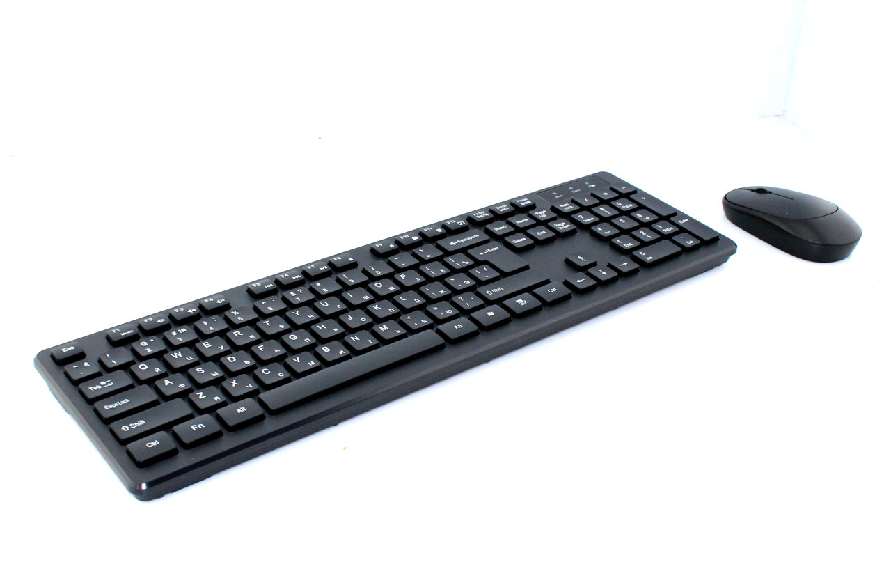 Комплект бездротової мишки та клавіатури 8875 (чорна)