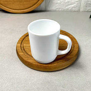 Кружка біла склокерамічна циліндрична для декорування Luminarc 250 мл (P9351), фото 2