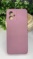 Силіконовий чохол SOFT Silicone Case для Motorola Moto G14 Мікрофібра, Soft touch. Лаванда
