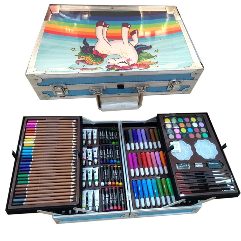 Набор для рисования для творчества Фломастеры Маркеры для ребенка Карандаши краски для рисования топ - фото 1 - id-p2084334674