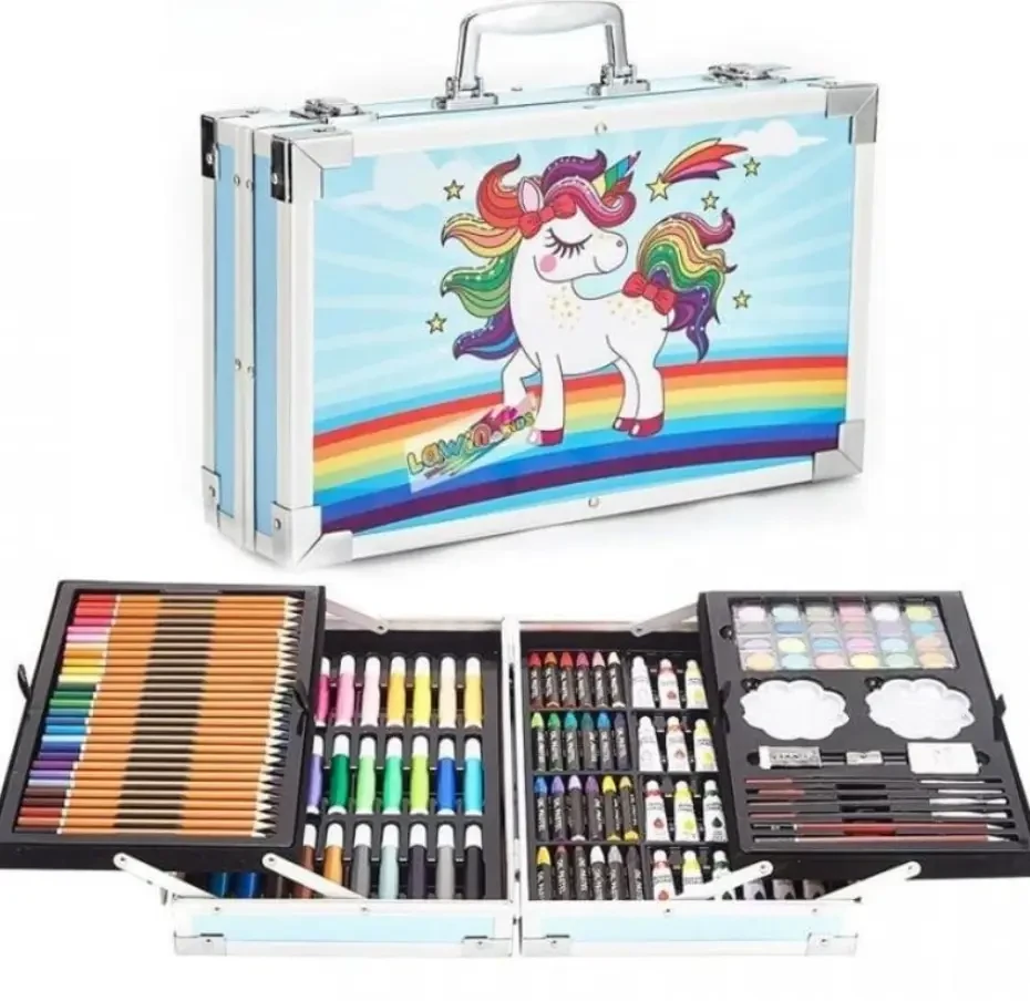 Детские наборы для рисования Набор маркеров цветные карандаши Акварельные краски Наборы для творчества топ - фото 9 - id-p2084334675