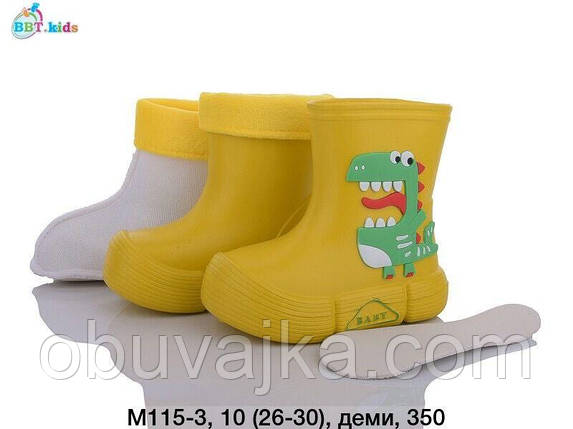 Дитячі гумові чоботи від фірми BBT (25-30), фото 1