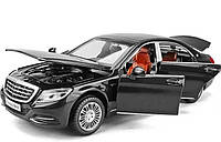 Модель автомобиля Mercedes Benz S600 уменьшеная 1:32 со светящимися фарами и звуковыми эффектами мотора