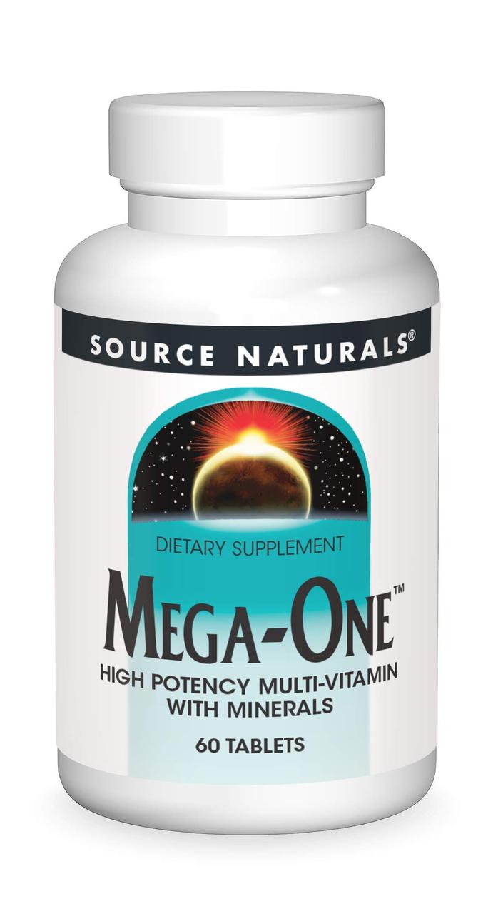 Mega-One High Potency Multi-Vitamin with Minerals 60 Tablets, фото 1