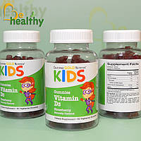 Витамин D3 для детей, без желатина, натуральная клубника, California Gold Nutrition, 60 мармеладок