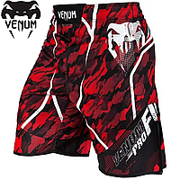 Шорты для единоборств мужские MMA Venum Tecmo Fightshorts Red