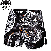 Шорти для єдиноборств чоловічі MMA Venum Dragons Flight Fightshorts Black