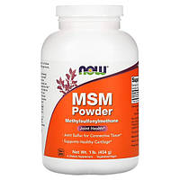 Now Foods, MSM Powder (454г), метилсульфонилметан МСМ