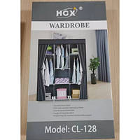 Тканинна складана шафа для одягу та взуття HCX Storage Wardrobe CL-128, GN1, Гарної якості, Вішалки та органайзери для речей, шафа
