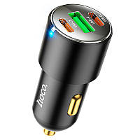 Автомобильное зарядное устройство Hoco NZ6 PD45W 3-port(2C1A) car charger Black