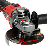 Акумуляторна безщіткова шліфмашина кутова WORCRAFT CAG‑S20LiBS‑125 з АКБ (4А) і ЗП, 20В, фото 6