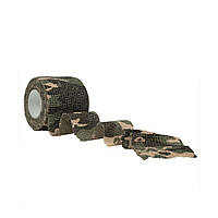 Стрічка маскувальна Mil-Tec 5 см х 4,5 м Woodland