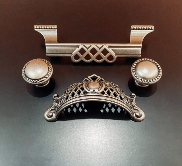 Ручки в античном серебре