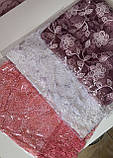 Білий шарф Квіткова гілочка, фото 2