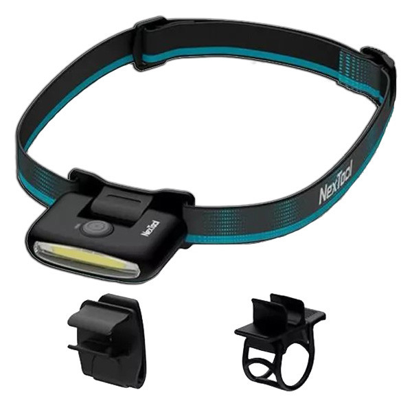 Налобний ліхтар з акумулятором Xiaomi Nextool NE20004 Black (З кріпленням для велосипедів)