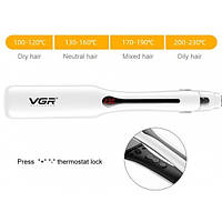Утюжок для выпрямления волос VGR V-556, GN2, Хорошее качество, для волос укладка волос защита, для укладки