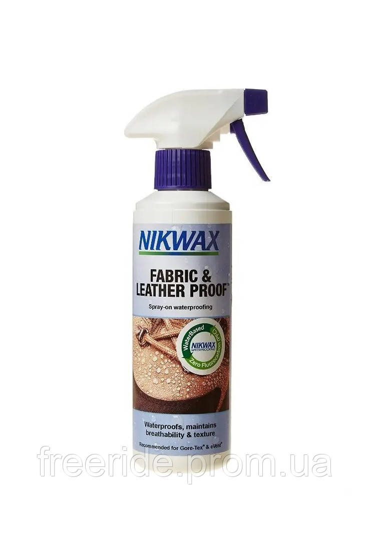 Засіб для догляду за взуттям Nikwax Fabric leather spray 300ml