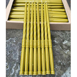 Свічка столова стритенська "Літійна" воскова, 37 см, 1/51