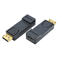 Перехідник штекер Display Port – гніздо HDMI, корпус пластик