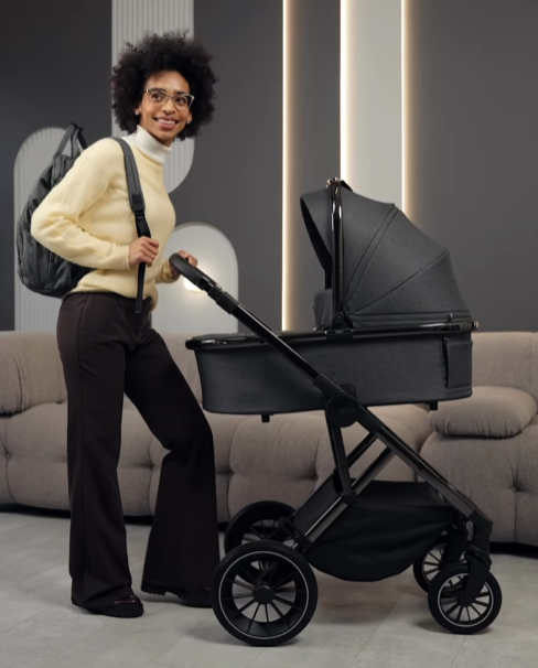 Дитяча коляска 2 в 1 Ibebe Pro Grey