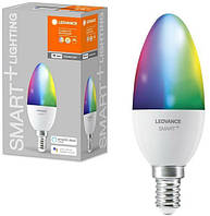 Світлодіодна лампа LEDVANCE SMARTWIFIB40 5W 230V RGBWFR E14 4X1LEDV (4058075485570)