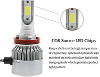 LED лампы светодиодные для фар автомобиля c6 h11, Ch2, Хорошего качества, дневные ходовые огни дхо,