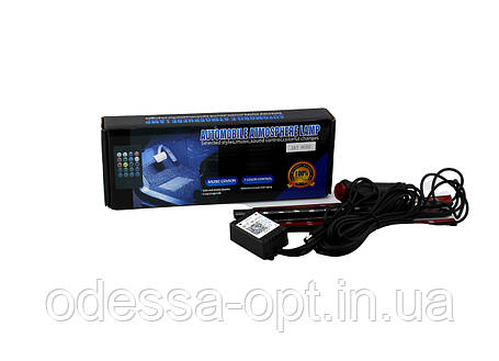 Універсальне RGB LED підсвічування з мікрофоном APP, фото 2