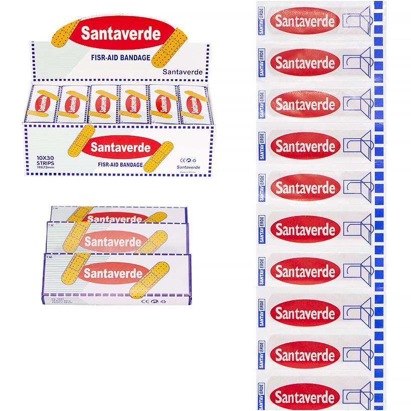 Набір пластирів для ран "SANTAVERDE" 10 шт. (83966)