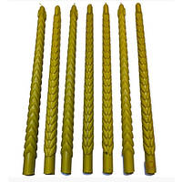 Свічка столова стретська "Колосок" воскова, 37 см, 1/54