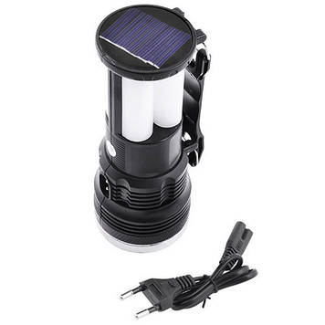 Акумуляторний ліхтарик з сонячною панеллю YJ-2881T, Gp2, Гарної якості, Переносний світлодіодний ліхтар переносний акумуляторний
