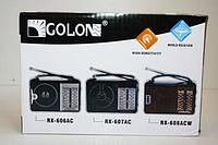 Всеволновой радиоприёмник GOLON RX-606 AC, Ch2, Хорошее качество, муз портативная колонка с usb, Мини
