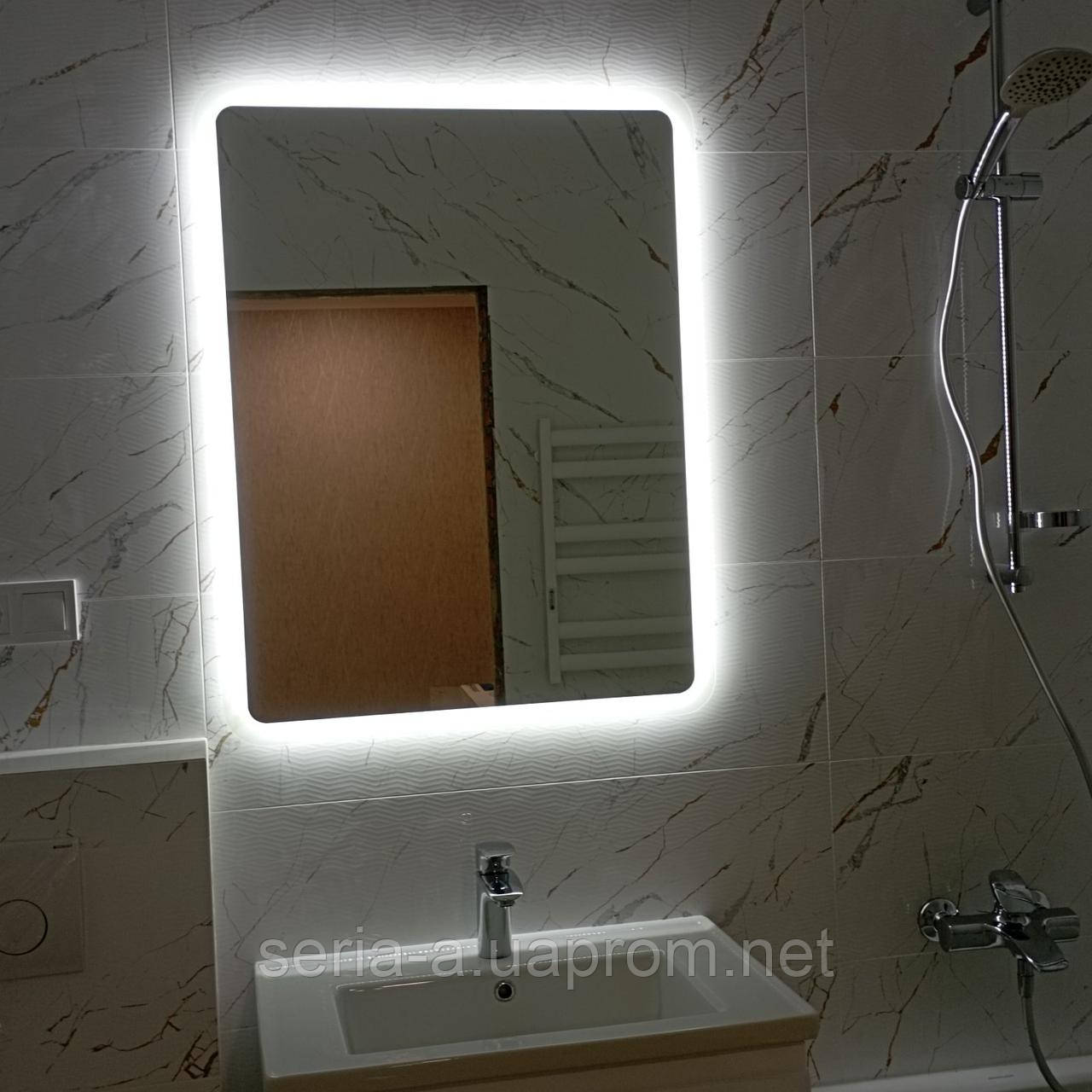 Зеркало с подсветкой LED "Экватор" ML - 12 (с закругленными углами) - фото 10 - id-p2084375253