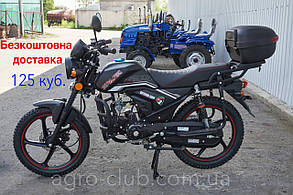 Мотоцикл 125 кубів SP125C-2АМ, ЧËРНЫЙ МАТ., АЛЬФА, БЕЗКОШТОВНА ДОСТАВКА