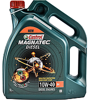 Моторна олива 10W-40 полусинтетика Castrol Magnatec Diesel B4 (5л) Castrol 15CA2C