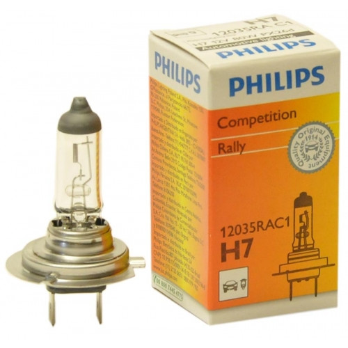 Автолампи PHILIPS 12035RAC1 H7 80W 12V PX26d Rally