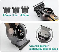 Профессиональная машинка для стрижки волос VGR V-989 LED Display насадки, SL2, аккумулятор, Хорошее качество,