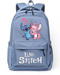 Рюкзак для дівчинки зі Стичем (Stitch) космос синій