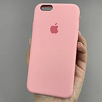 Чехол для Apple iPhone 6 / 6s силиконовый кейс с микрофиброй на телефон айфон 6 / 6с розовый slk
