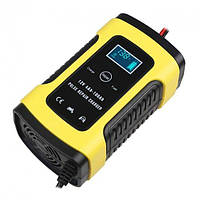 Зарядное устройство для автомобильного аккумулятора Foxsur 5А для всех типов аккумуляторов, Ch2, Хорошее