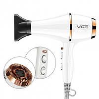 Профессиональный фен для сушки и укладки волос VGR V-414 2200 Вт, Gp2, Хорошее качество, мини фен, фен мини,